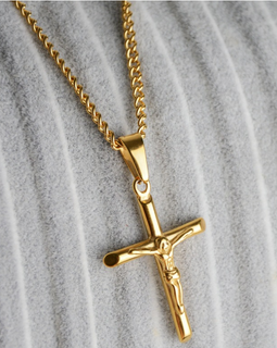 Gold Plated Cross Necklace