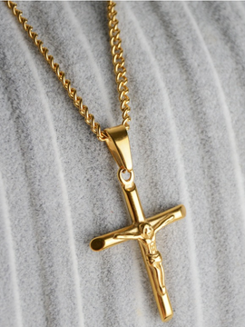 Gold Plated Cross Necklace