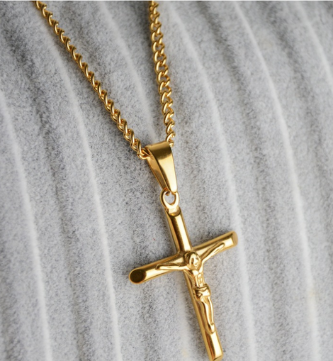 Gold Plated Cross Necklace