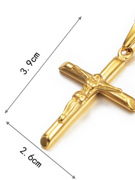 Gold Plated Cross Necklace