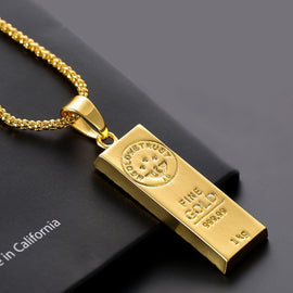 Gold Bar Necklace