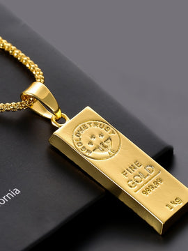 Gold Bar Necklace