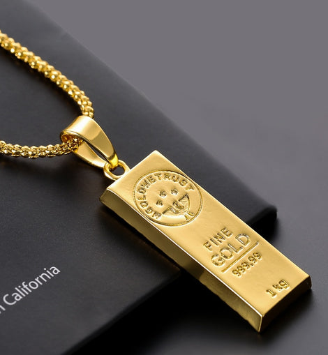 Gold Bar Necklace