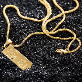 Gold Bar Necklace