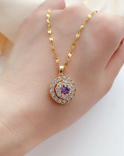 18K Gold Diamond Necklace